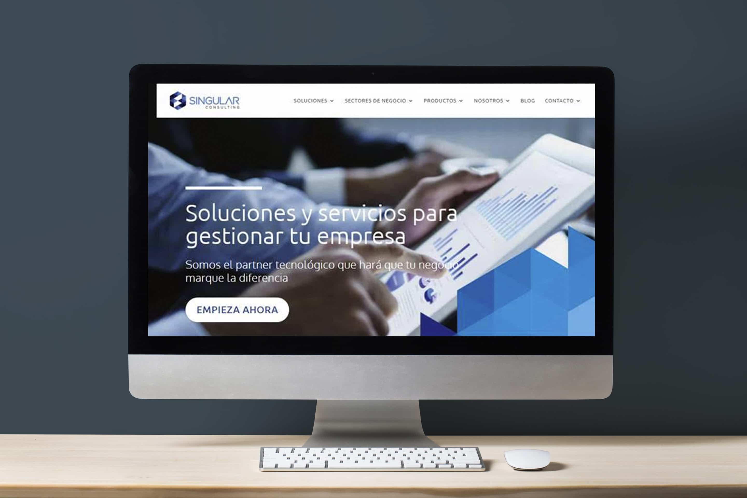 Nueva web Singular Consulting